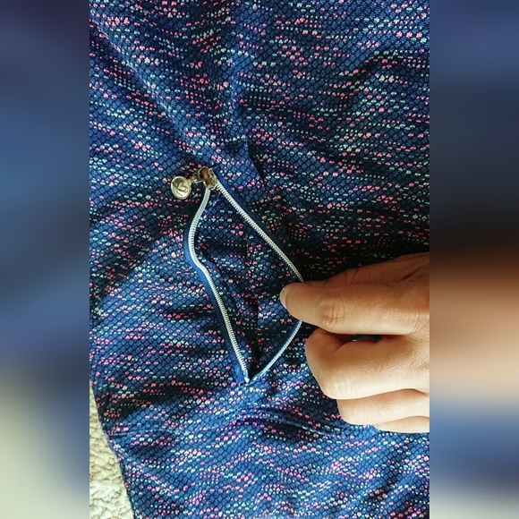 DAILY SPORTS BORN IN SWEDEN Navy Purple Zippered Tennis Skort XS - Picture 5 of 12